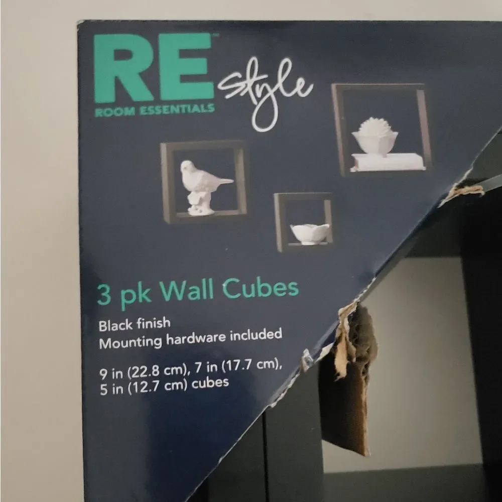Room Essentials 3pk Wall Cubes​